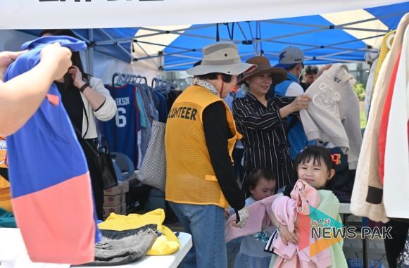 화성도시공사, 지역사회 이주민을 위한 임직원 기부의류 나눔행사 실시