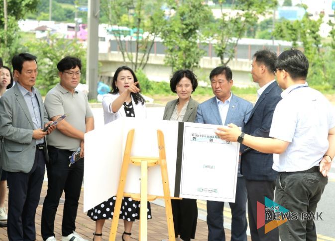 현장방문 브리핑 사진