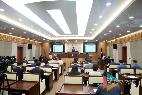 평택시의회, 제240회 임시회 개회