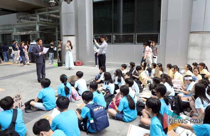 수원특례시의회, '어린이 환경 캠페인 요구서'에 대한 수원시의 추진정책 전달