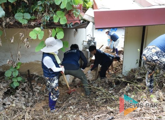 안양시의회, 괴산 수해복구 지원