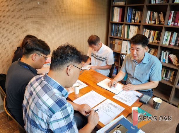 화성시의회 배정수의원 공용 전기차 충전시설 설치를 위한 부서와의 간담회