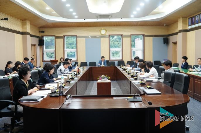 평택시의회, 8월 정기 의원간담회