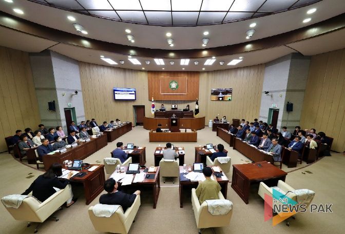 의왕시의회, 제296회 임시회 개회