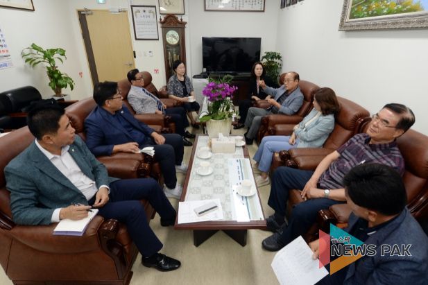 오산시의회 현장 릴레이 간담회