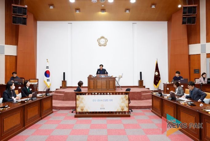 군포시의회는 10월 31일 제270회 임시회 의사일정 확정을 위한 의회운영위원회를 개최했다.