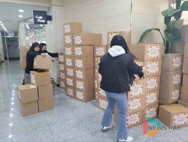 안산시, 교회서 드림스타트 아동 위한 후원품 기탁 이어져