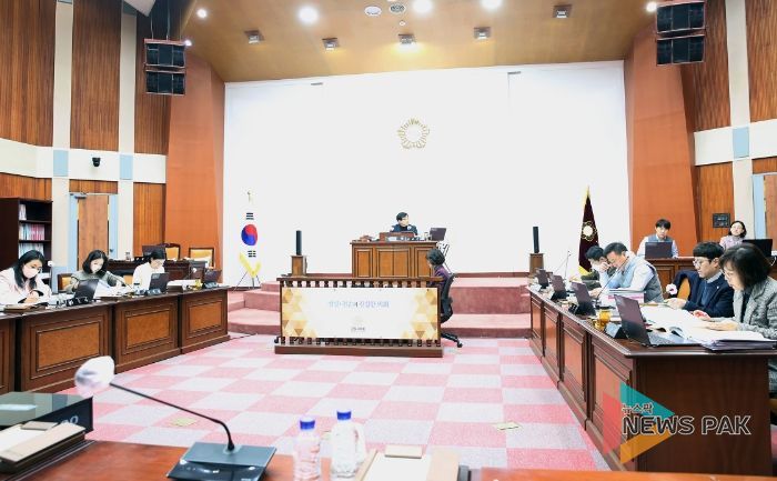 군포시의회 제271회 정례회, 예산결산특별위원회 회의 현장