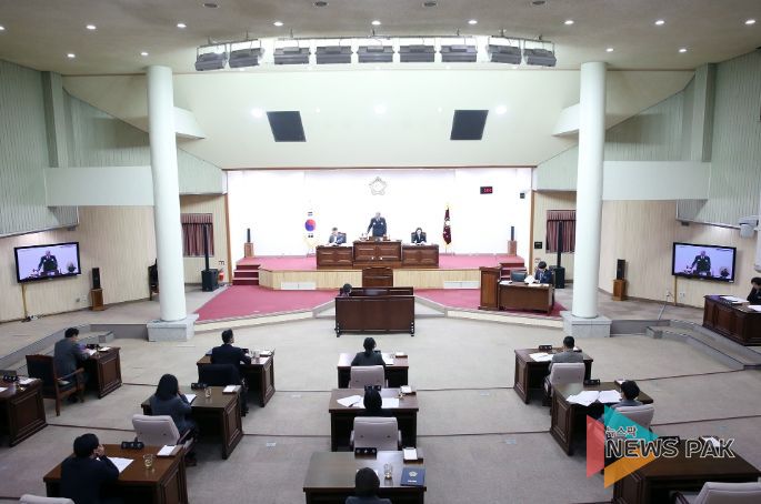 제9대 군포시의회 제271회 정례회 제2차 본회의 장면