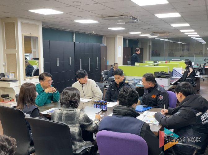 안산시, 겨울철 재난대비 민간 다중이용시설 점검 완료