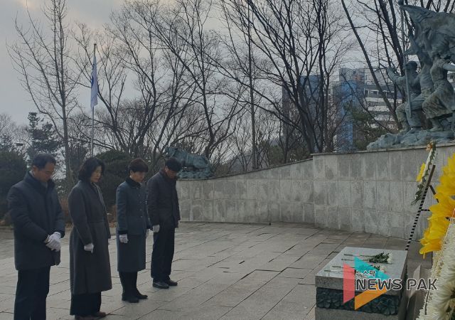 안양과천교육지원청, 현충탑 참배