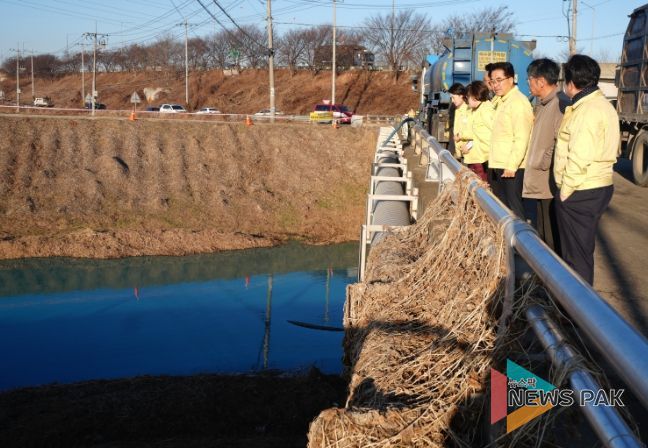 관리천 공공수역 오염사고 현장 방문