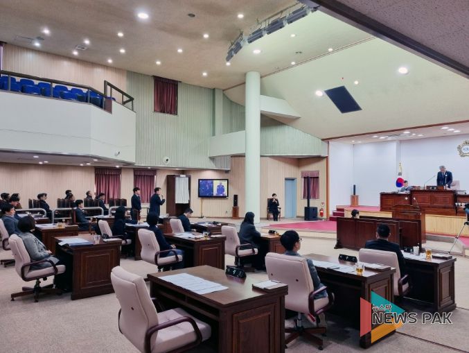 2월 27일 군포시의회 제272회 임시회 제2차 본회의 현장