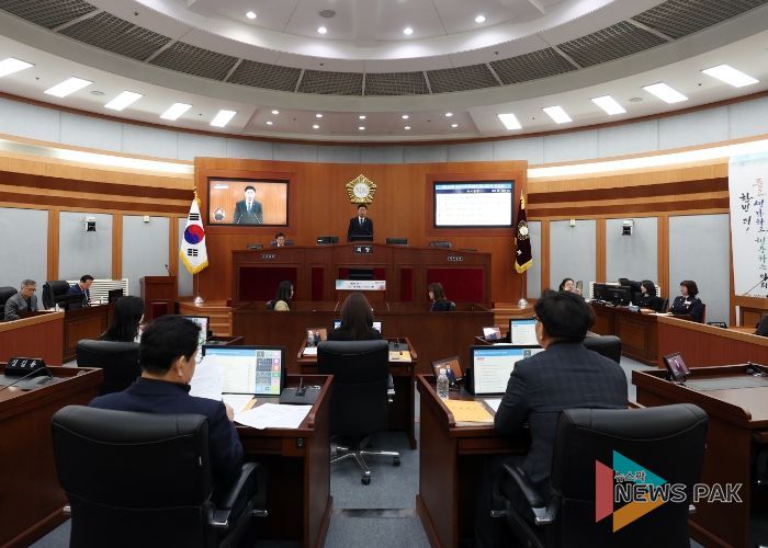 오산시의회, 제283회 임시회 본회의 개회