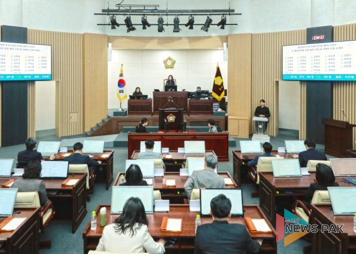 제229회 임시회 제2차 본회의 전경