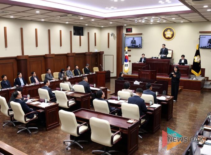 광명시의회, 제283회 임시회 폐회