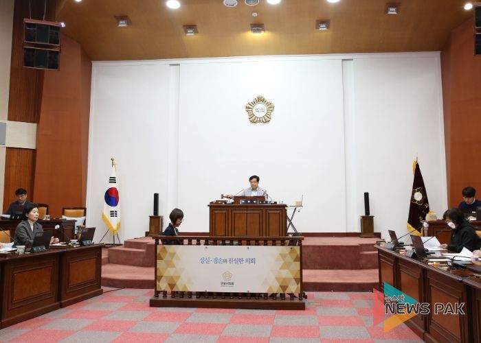 군포시의회는 지난 4일 제273회 임시회 의사일정 확정을 위한 의회운영위원회를 개최했다.