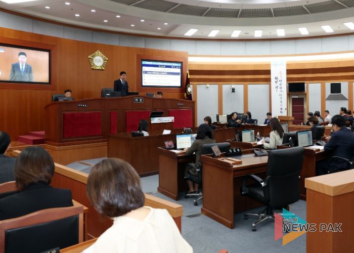 오산시의회, 제284회 임시회 본회의 개회