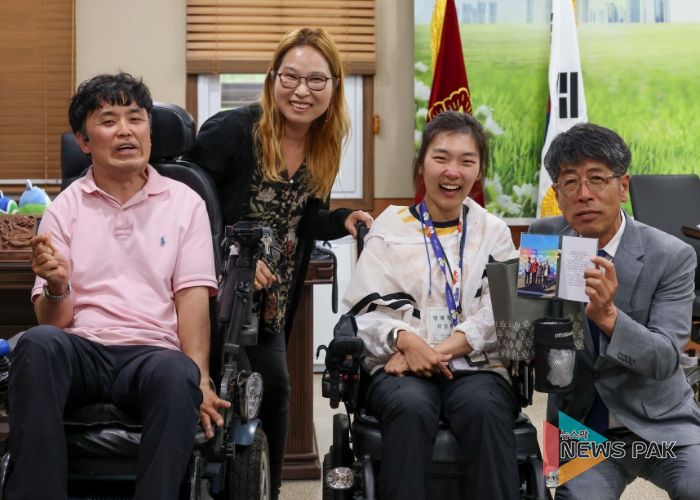 평택시의회 유승영 의장, 경기도뇌병변장애인인권협회 평택지회와 만남 가져