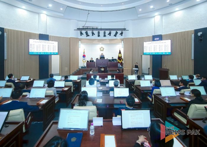 제232회 제1차 정례회 제2차 본회의 전경