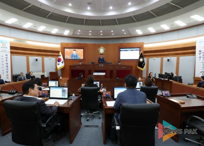 오산시의회, 제285회 정례회 3차 본회의 개최