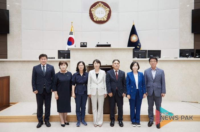 용인특례시의회, 제284회 임시회 열어…의장 유진선, 부의장 이창식 선출