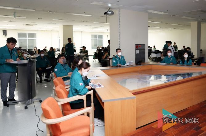 오산시의회 ‘2024 을지연습’참가 기관 격려 방문