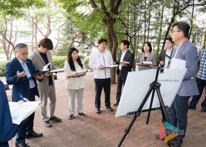 용인특례시의회 자치행정위원회, 제286회 임시회 공유재산 관리계획안 심의 대상지 현지 확인