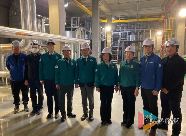 안양시의회 도시건설위원회, 안양광역공공하수처리시설 현장방문