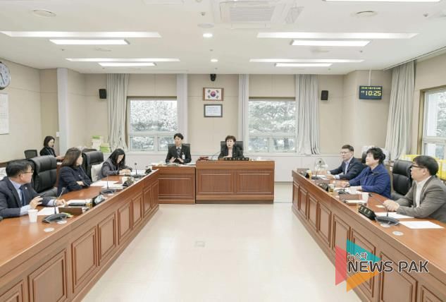 용인특례시의회 문화복지위원회, 2024년도 행정사무감사 마무리하며 강평 실시