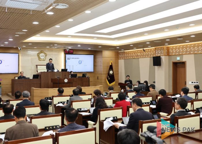 평택시의회 제253회 제2차 정례회 제2차 본회의 전경