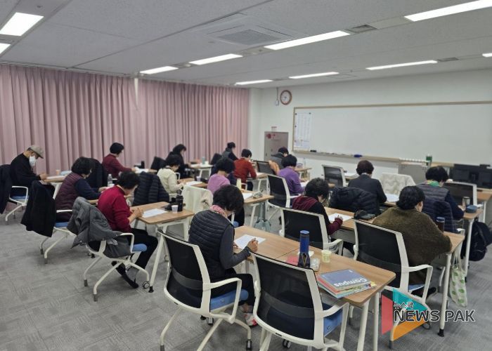 문해교육 프로그램 운영 사진