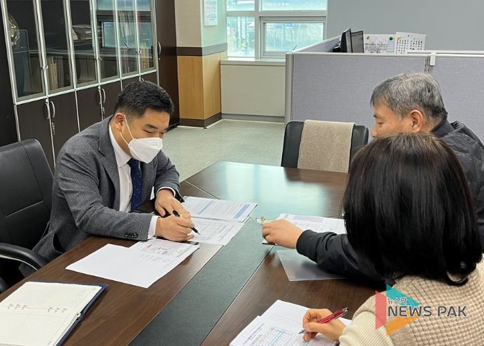 의왕시의회 한채훈 의원, 독감 예방대책 마련 위해 보건소 방문