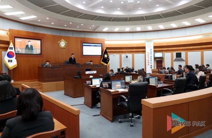 오산시의회, 제290회 임시회 개회