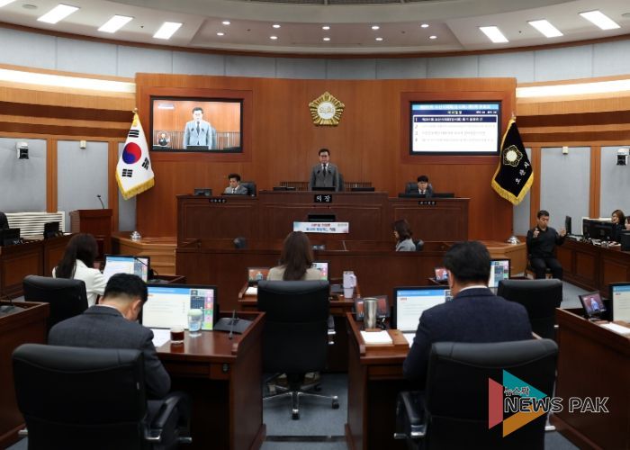 오산시의회, 제291회 원포인트 임시회 개회