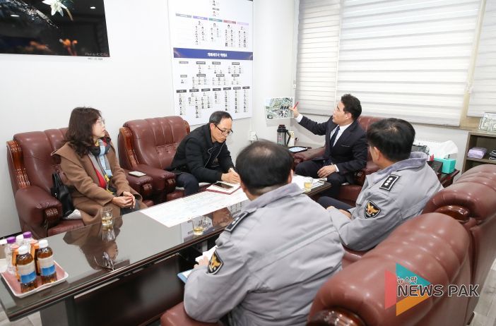 고양특례시의회 김운남 의장, 킨텍스 원형육교 관련 보행 환경 개선 간담회 개최