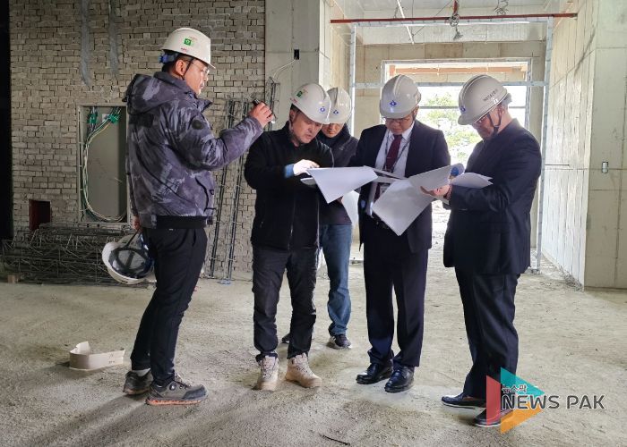 안성교육지원청, 제31대 이정우 교육장 모두학교 신축공사 현장 방문