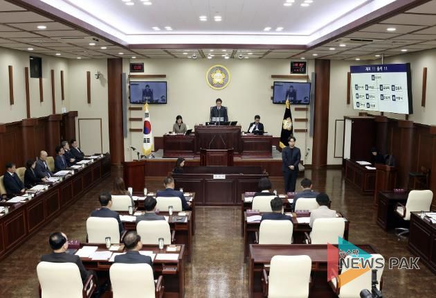 광명시의회, 제293회 임시회 폐회