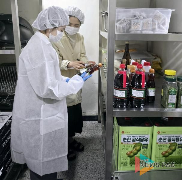 고양교육지원청, 2025년 학교급식 위생·안전점검 실시