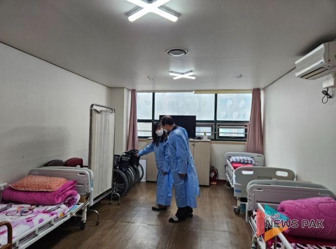 안양시 동안구보건소, 노인요양시설 등 10곳 감염관리 현장점검