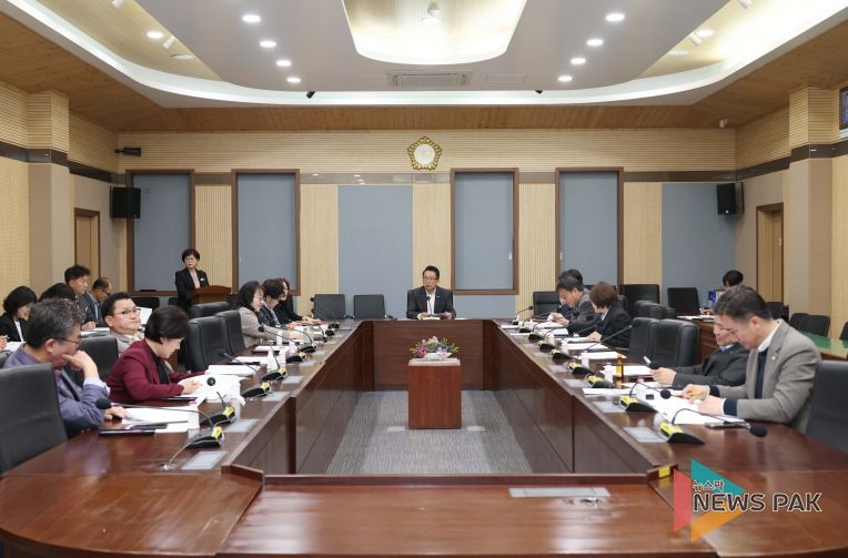 평택시의회, 4월 임시 의원간담회 개최