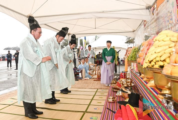 풍어제 행사 중인 화성특례시의회