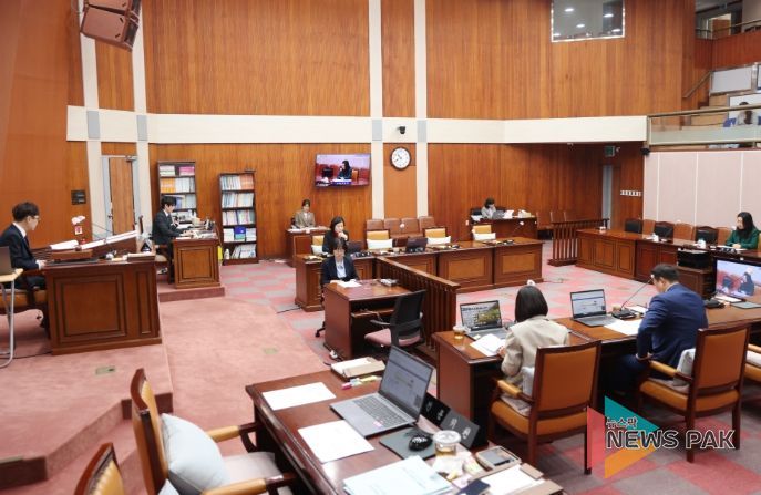 군포시의회 제281회 임시회 의회운영위원회 전경(20250408)