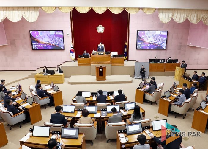 안양시의회, 제302회 임시회 제1차 본회의 개의