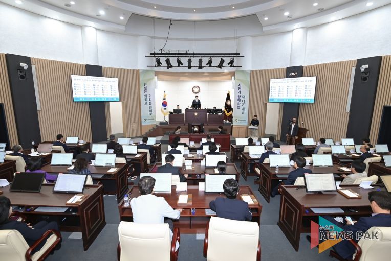 제241회 임시회 2차본회의 전경