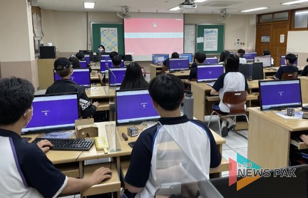 안양 비산중학교, AI·정보교육 중심학교 운영으로 미래를 설계하다