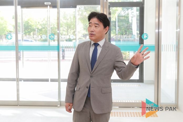 김운남 고양특례시의회 의장, 일산동구보건소 신축 청사 방문