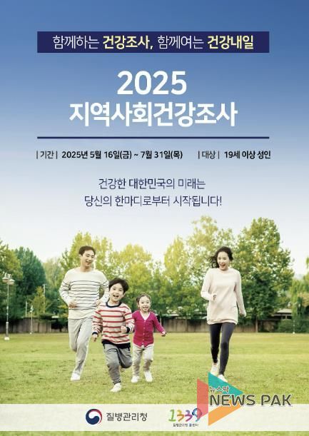 2025년 지역사회건강조사 홍보 포스터