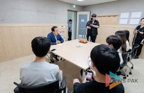 오산시, 청소년기자단과 함께하는 ‘시장 인터뷰’ 진행