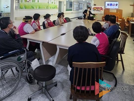 안양시 만안구보건소, 찾아가는 요양원 감염병 예방 관리 교육 실시